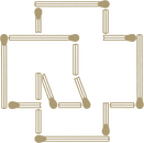 2019 Used on the artwork of the Untitled album. Comprised of matchsticks.