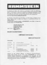 An info sheet which is thought to have come with the tape.