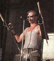 Till with the fireworks during "Rammstein"
